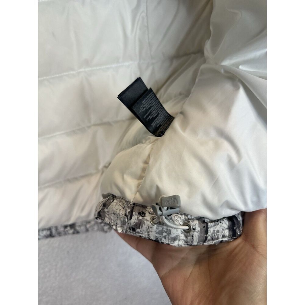 The North Face Down 700 Nuptse 2 White Birch Print Puffer Vest Women's S EUC - Picture 8 of 8